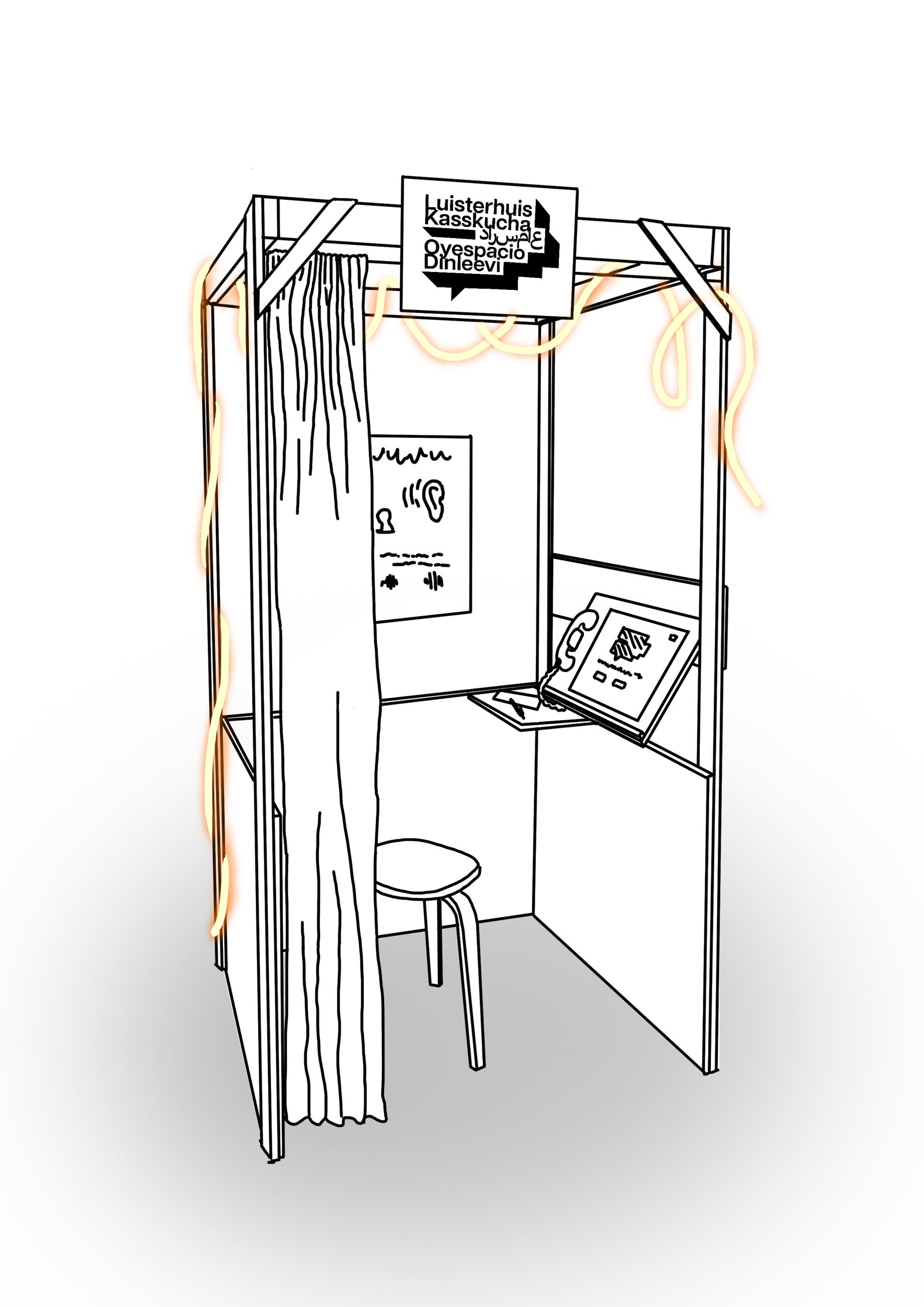 Luisterhuis concept visual