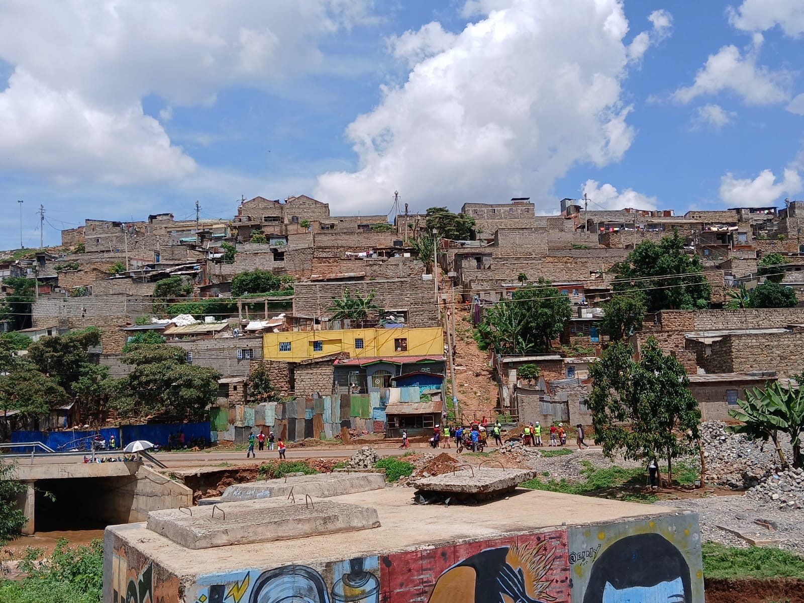 Lucky Summer neighbourhood during a cleanup